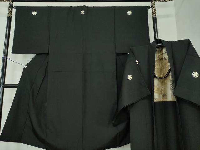 平和屋着物●男性　黒紋付　長羽織セット　正絹　逸品　DAAS3935ps 平和屋着物○男性 黒紋付 長羽織セット 正絹 逸品 DAAS3935ps - メルカリ