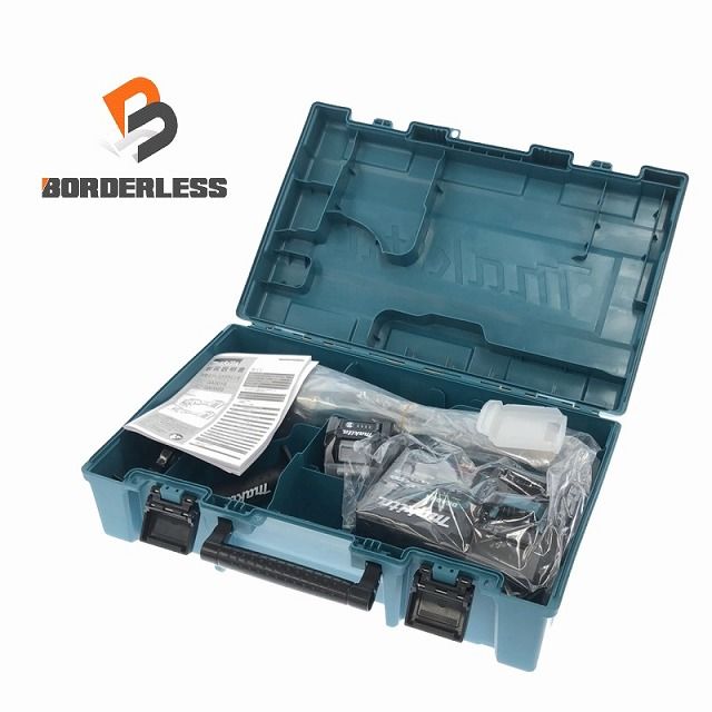 makita マキタ 40Vmax 125mm 充電式ディスクグラインダ GA002GRDX バッテリー2個 40Vmax 2.5Ah 充電器 ケース付き 108065