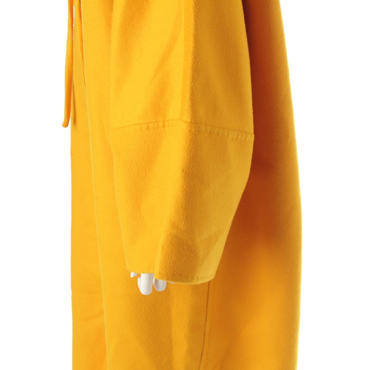 ロエベ カシミヤ ダブルフェイス コード リボン ロング コート ビッグ  