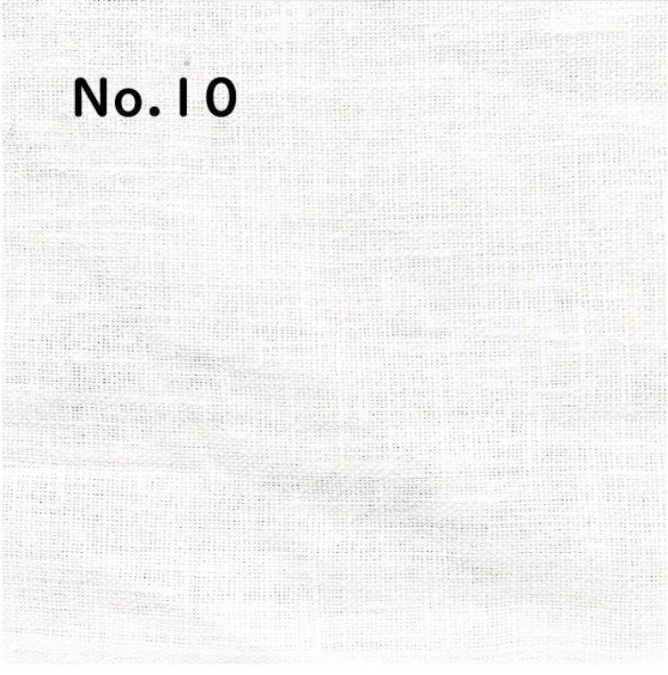 【No.10】リネン生地 厚手 オフホワイト 180×50cm