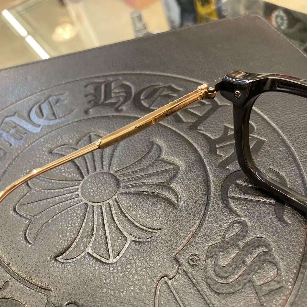 Chrome Hearts(クロムハーツ) コンプション ウェリントン型メガネ