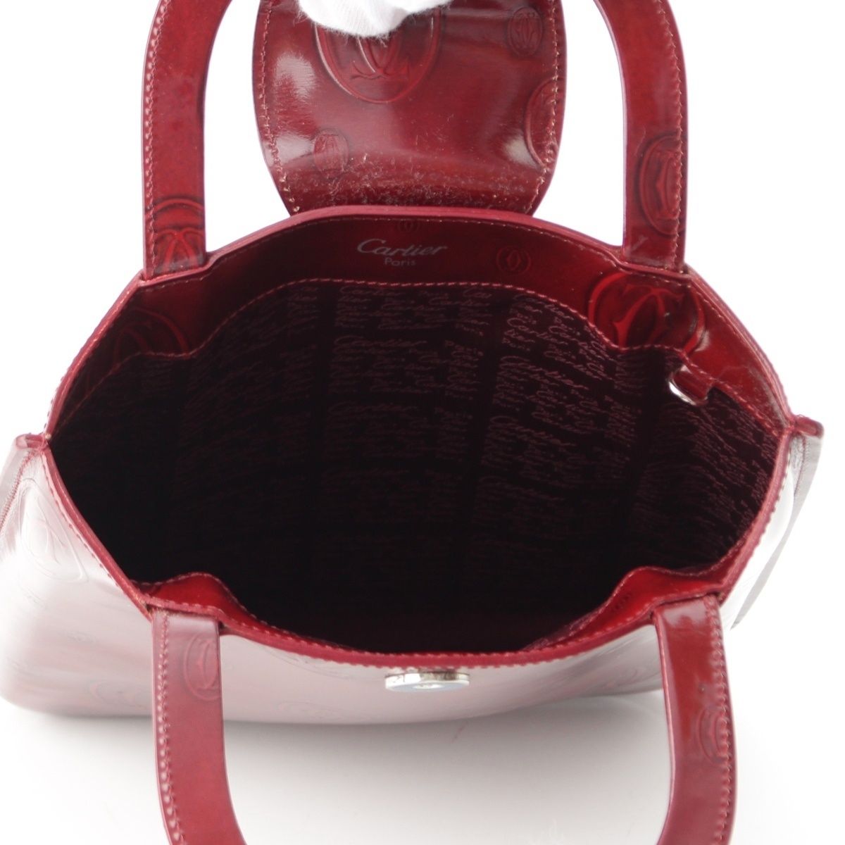 最終価格！Cartier ハッピーバースデー　ボルドー エナメルレザー バック 楽天市場】【バッグ】Cartier カルティエ ハッピーバースデー