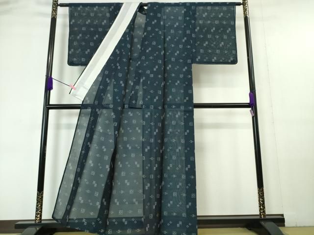 平和屋本店□極上 夏物 本場琉球絣 夏琉球 逸品 未使用 DZAA5981kh5