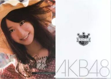 中古】クリアファイル(女性アイドル) 柏木由紀 TOKYOデートクリア