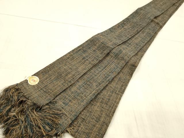 平和屋着物○男性 角帯 角通し 正絹 逸品 CAAX7299hy 正絹 角帯 その他