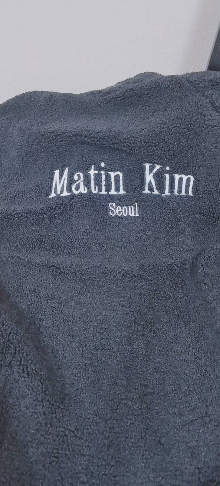 新品未使用 Matin Kim マーティンキム ジャケット ロゴ フリース