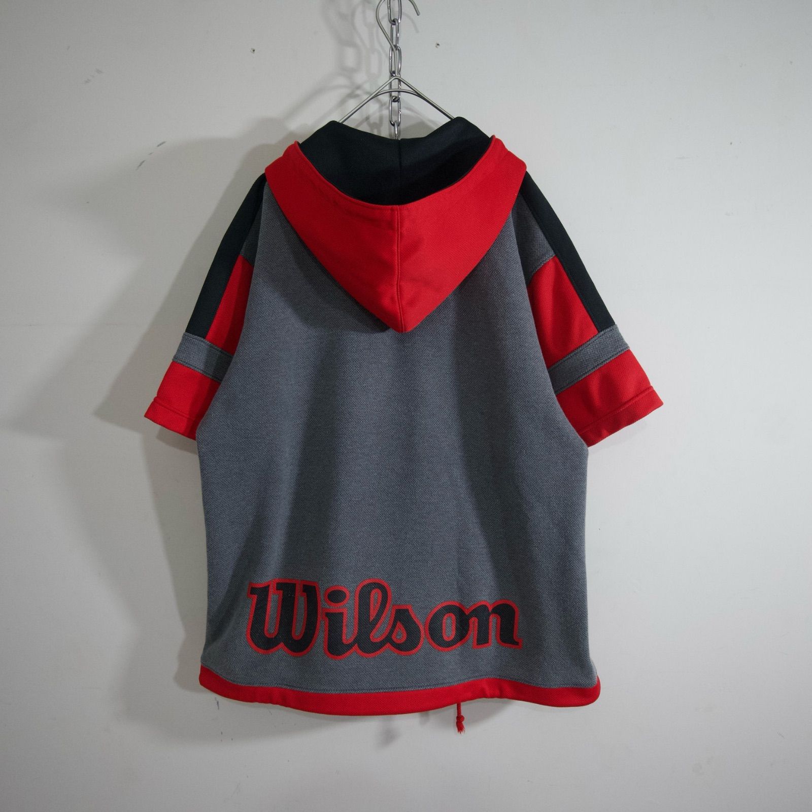 90s Wilson Hit Union Half Zip S/S Hoodie 90年代 ウィルソン