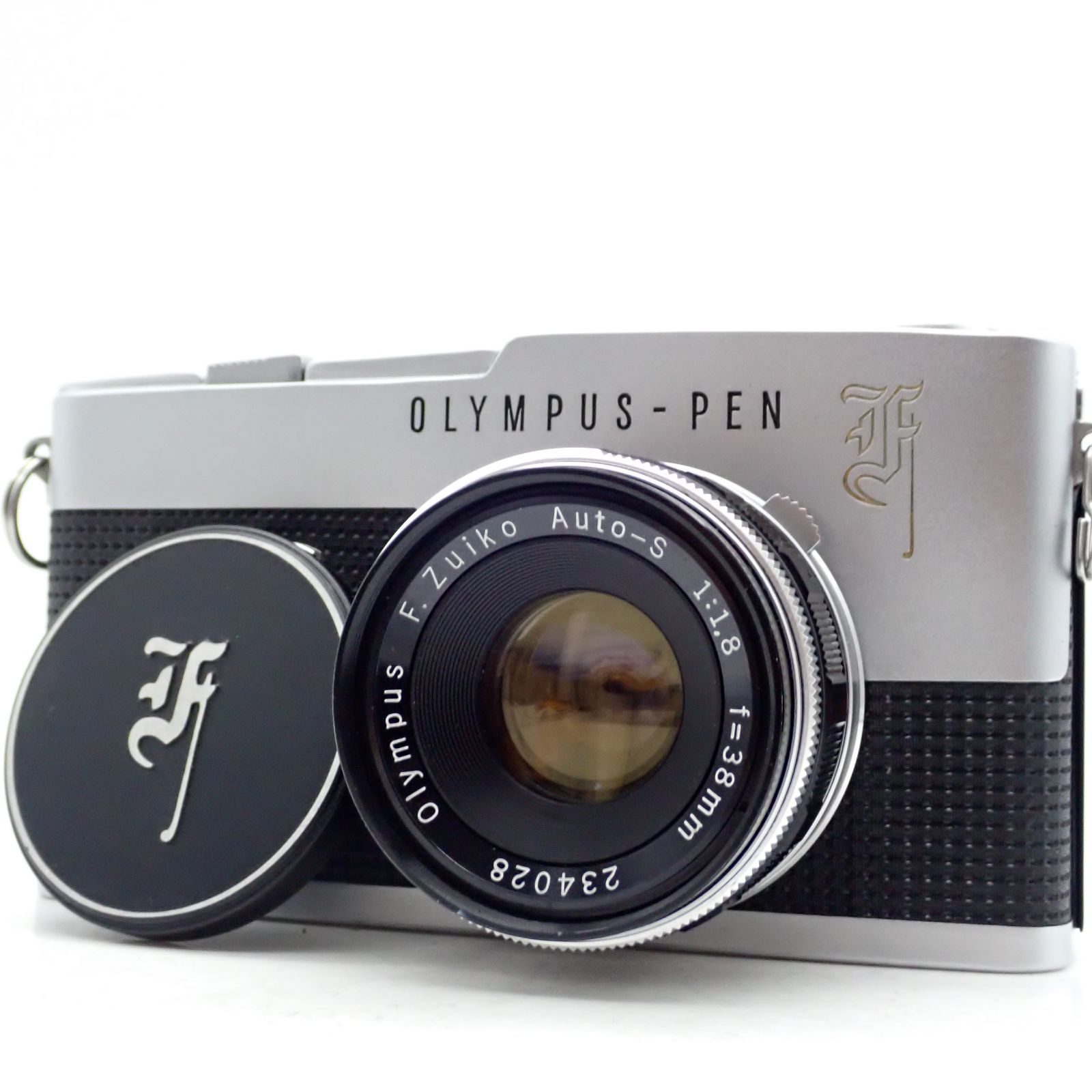 良品 OLYMPUS PEN-F 一眼レフイルムカメラ ハーフフレイム 289994 F