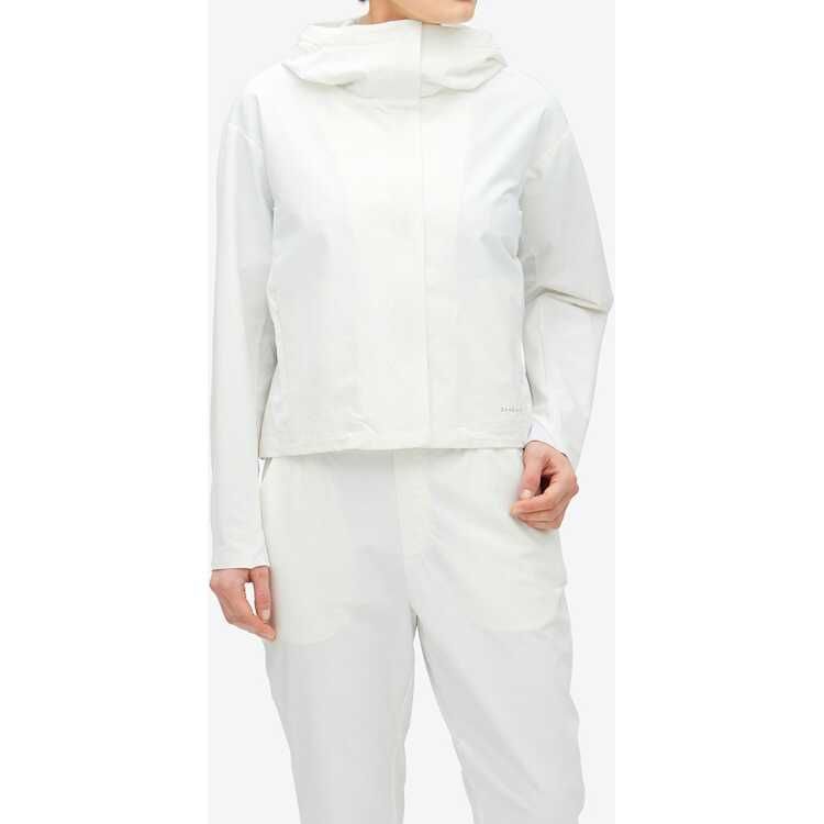 danskin STRETCH DOUBLE WEAVE JACKET ホワイト