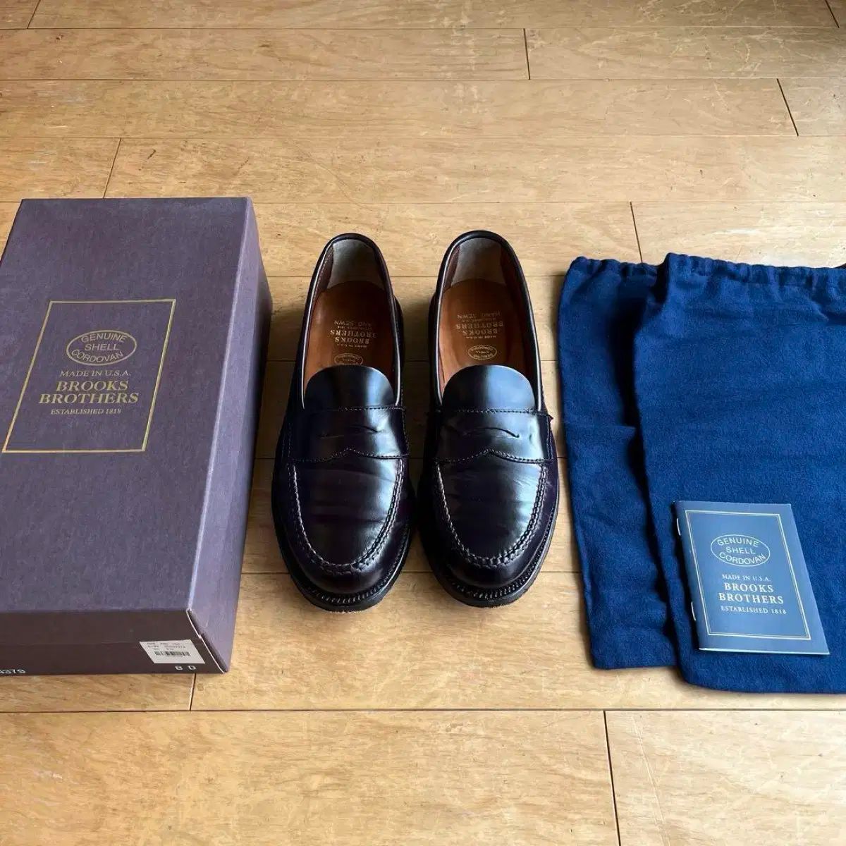 ALDEN × Brooks Brothers コードバン ローファー オールデン× brooks