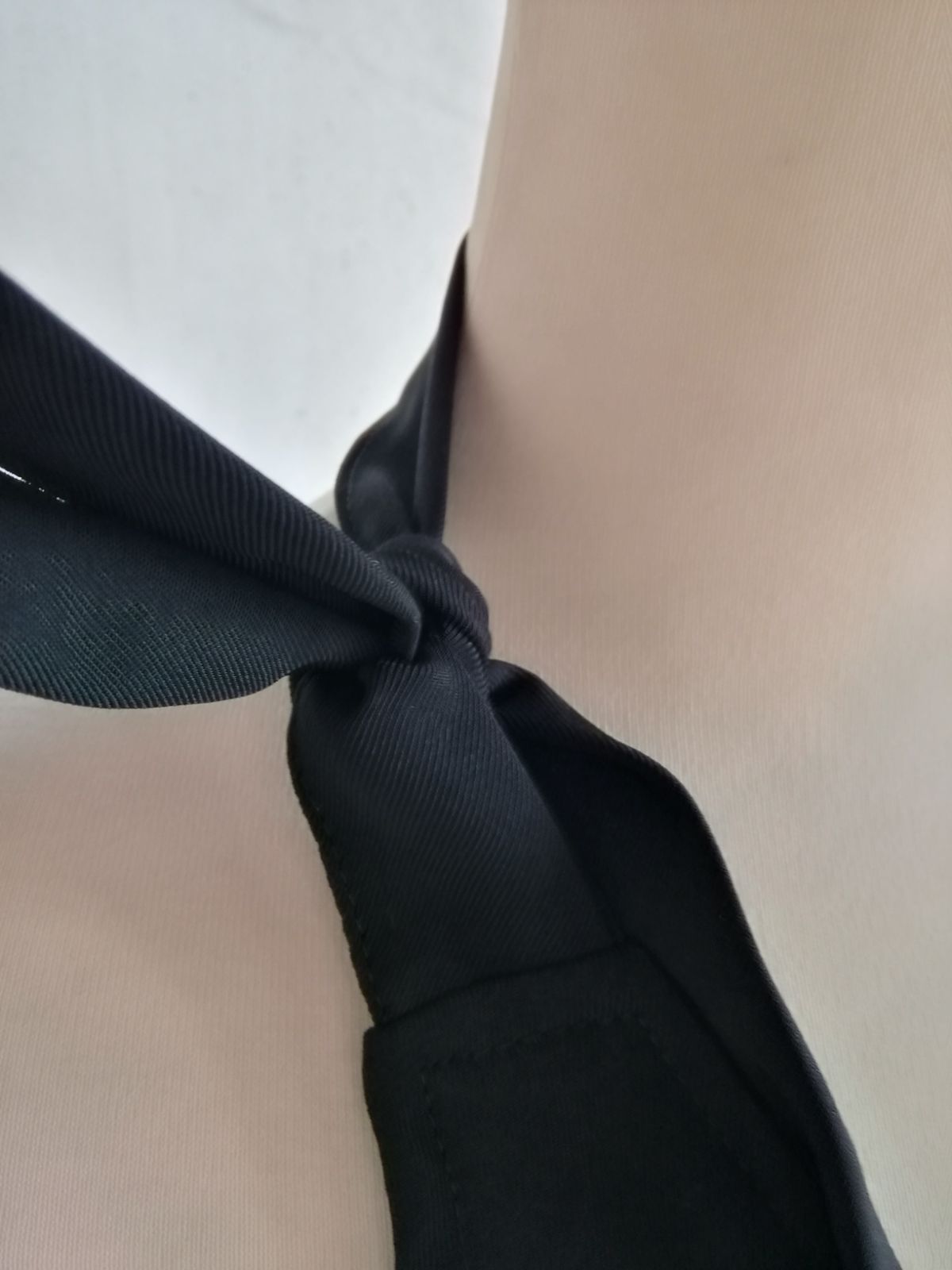 ブラック茶道お稽古用エプロン