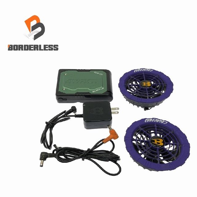 セット BURTLE バートル 22V エアークラフト バッテリー AC08-22V ファンユニット AC08-1|08-2 ACアダプタ付 109249