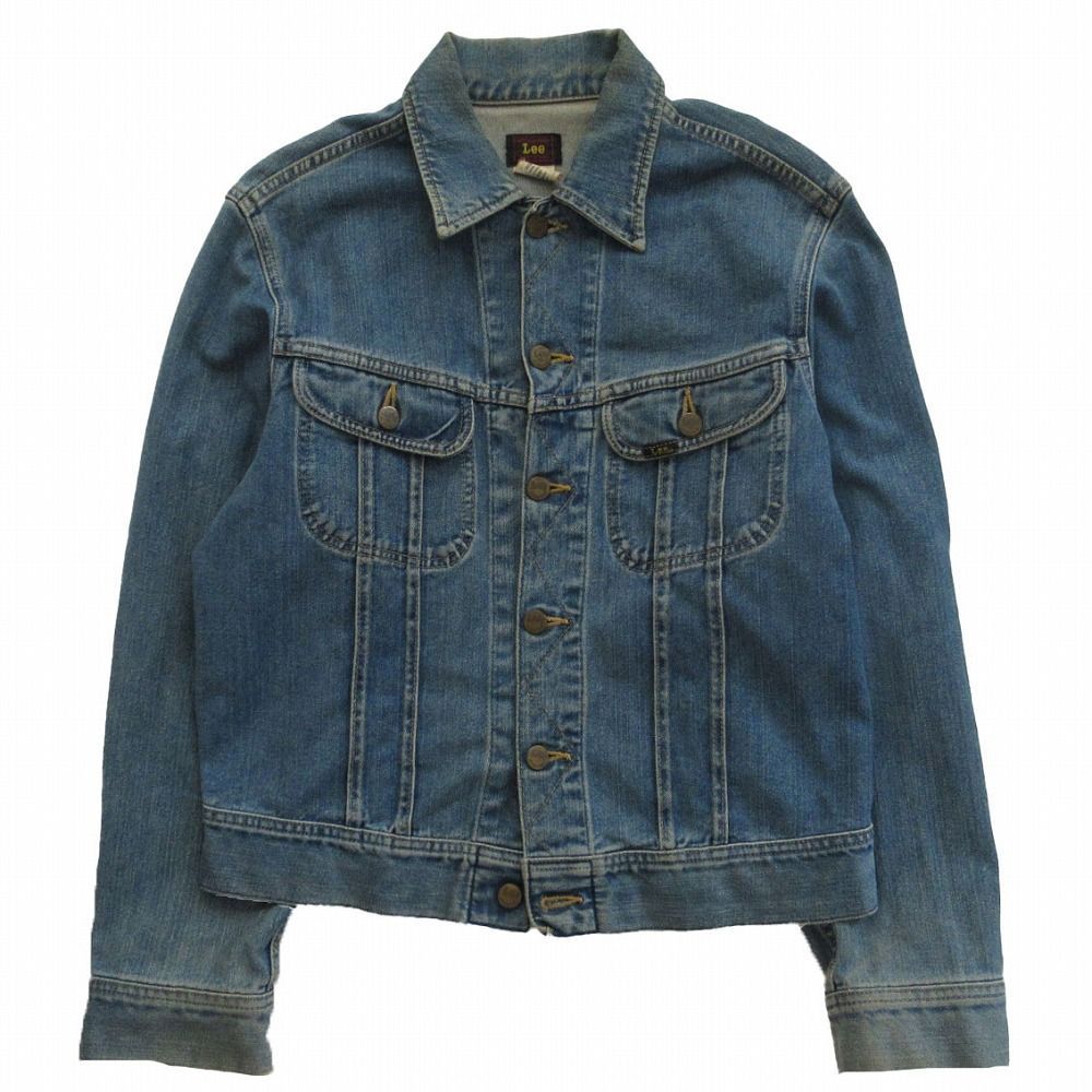 Lee リー デニムジャケット インディゴブルー(メンズ XL)中古 古着 