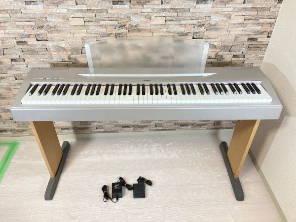 615233 動作品 送料無料 電子ピアノ キーボード YAMAHA P-60 スタンド