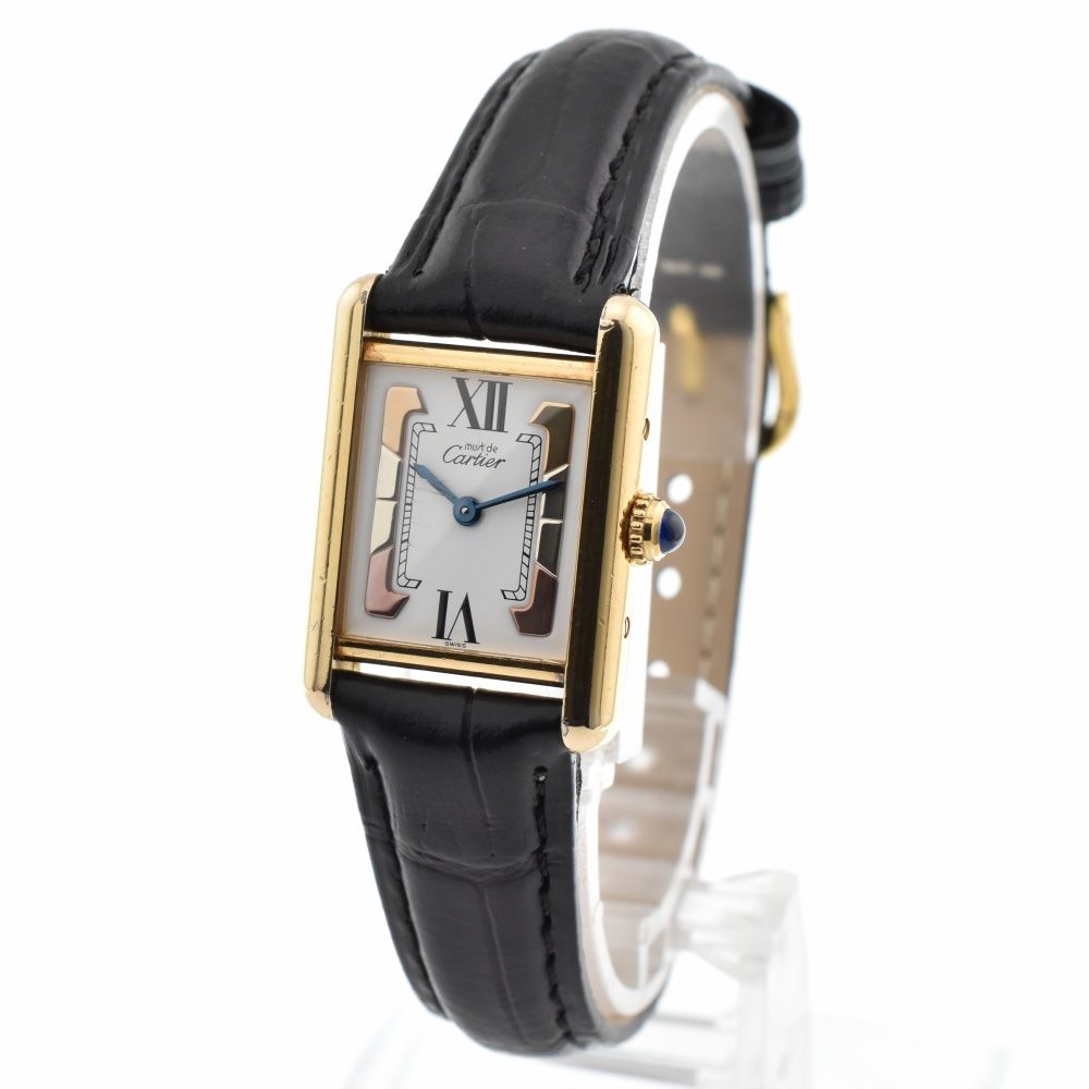 5％OFF】 Cartier カルティエ マストタンク SM W1006354 文字盤 ...
