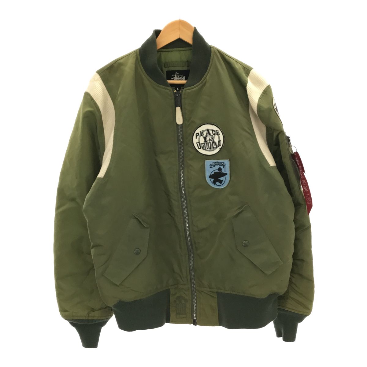 STUSSY ALPHA×fragment MA-1 25周年 コラボジャケット - メルカリ