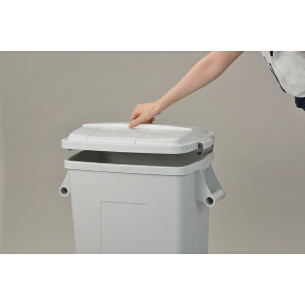 トンボ厨房ダストペール70型 グレー蓋付 | トンボ厨房ダストペール70型 グレー蓋付 [ 580 x 355 x