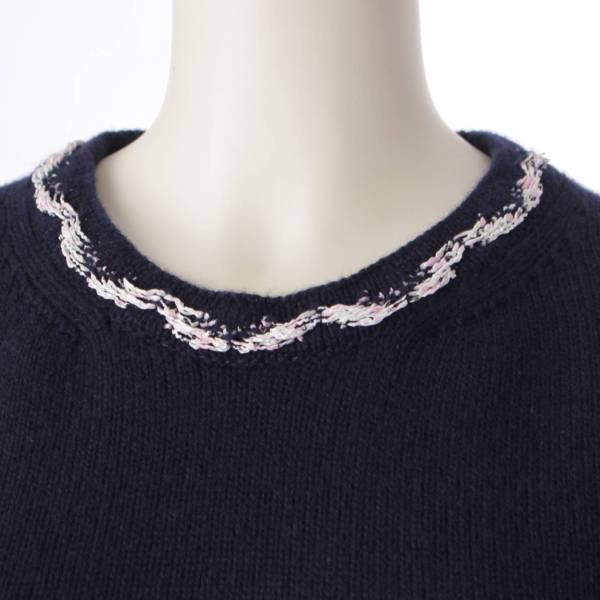 シャネル】Chanel 21P ココマーク カシミヤ プルオーバーニット