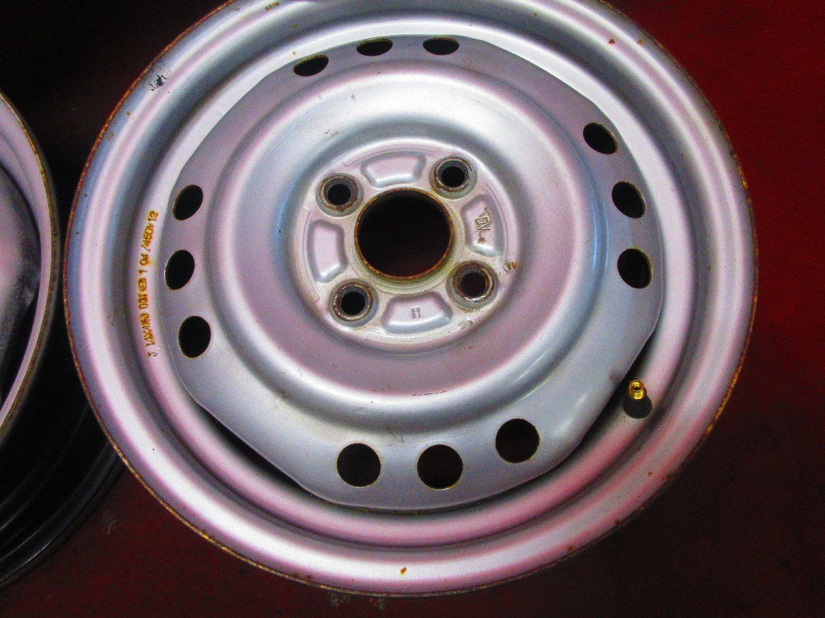 ダイハツタント(ムーヴ，ミラ，ウェイク) 純正スチールホイール 14x4