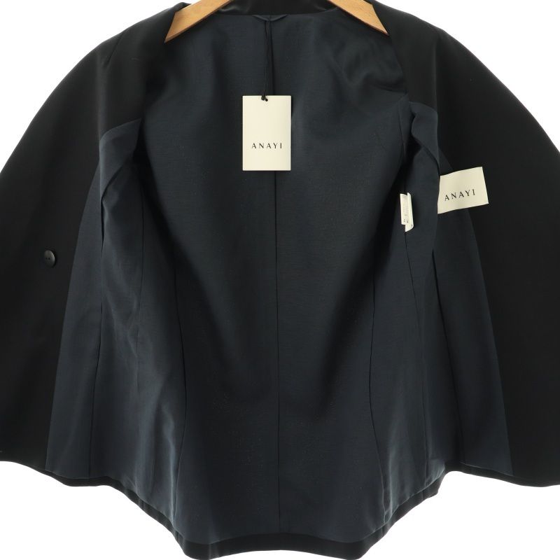 【m.h.y. 】ANAYI アナイ ドライツイル袖スリット ジャケット アナイ ANAYI 23SS ドライツイル袖スリットジャケット