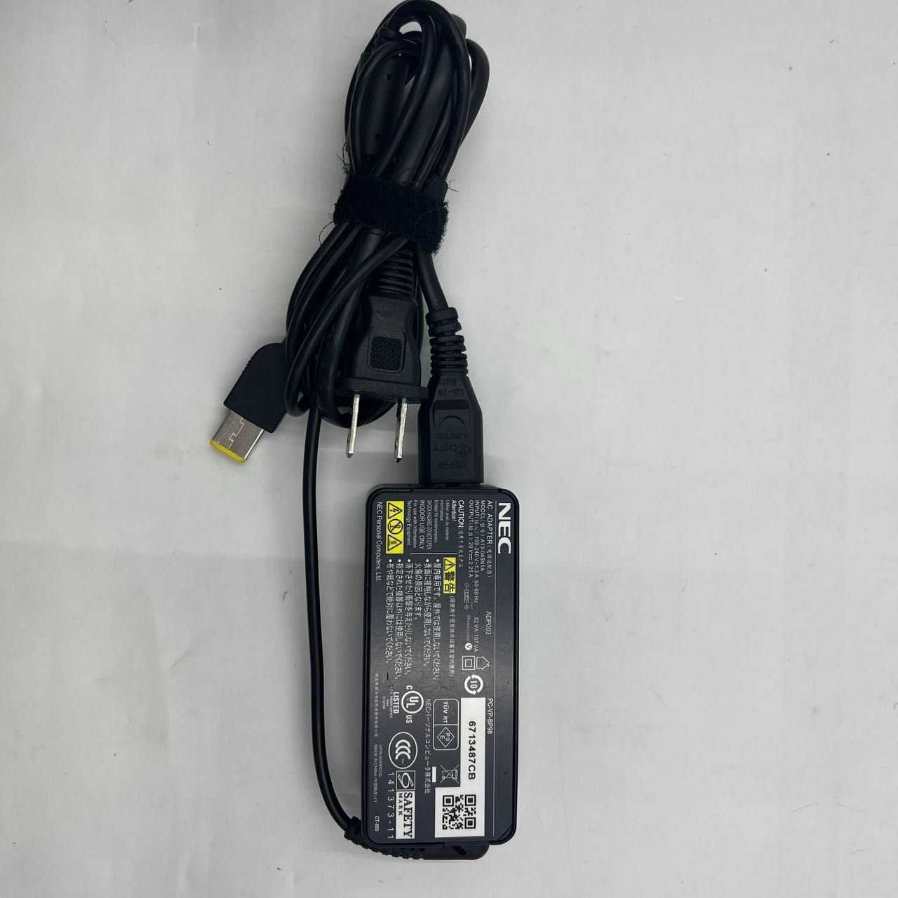 純正 正常品 ACアダプター 電源ケーブル NEC 20V 2.25A 四角 送料無料 
