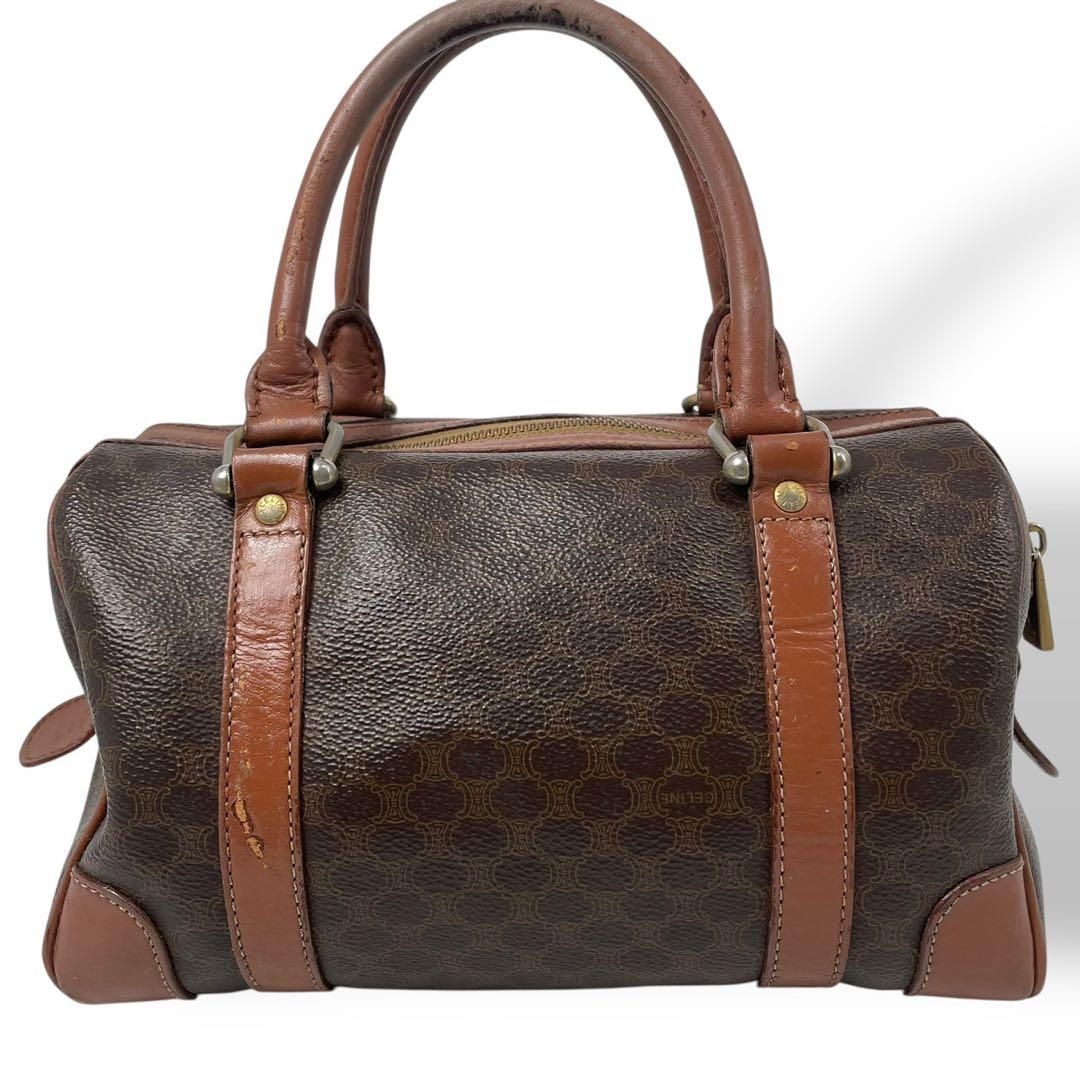 4772 CELINE セリーヌ 2way ボストンバッグトリオンフ マカダム - メルカリ