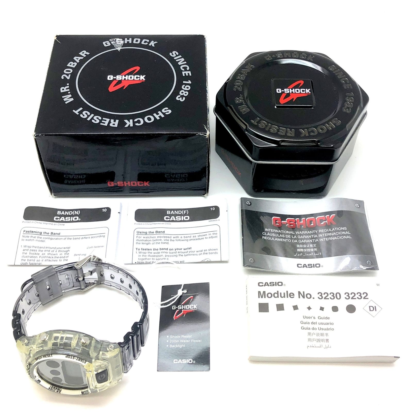 G-SHOCK ジーショック DW-6900SK-1 Clear Skeleton クリアスケルトン