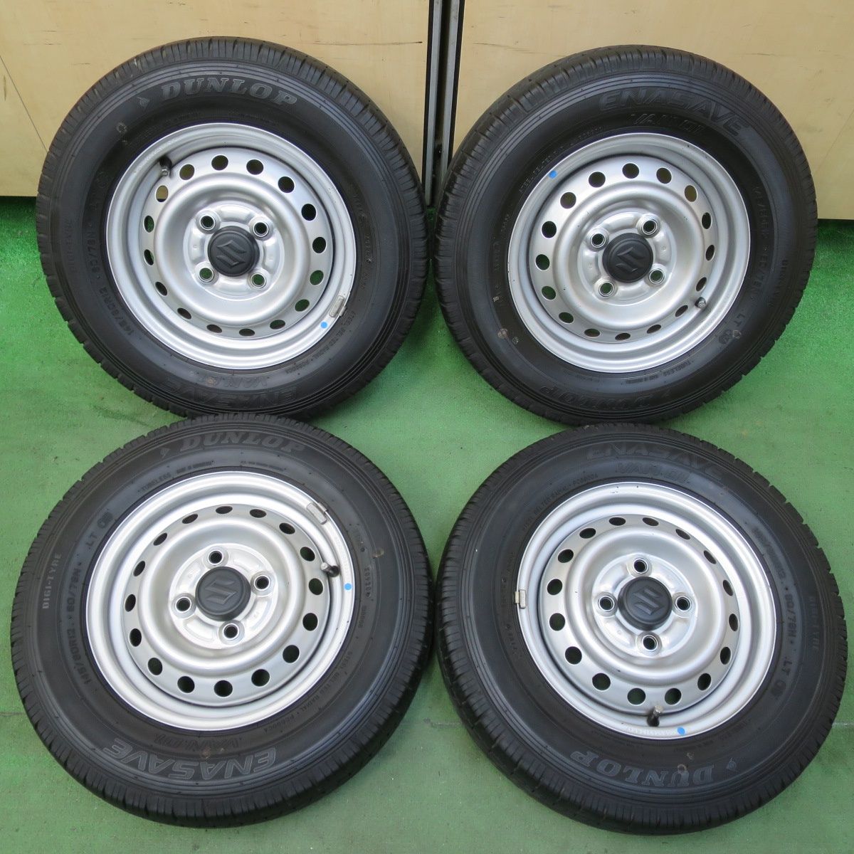 車 キレイ☆スズキ キャリイ エブリイ アルト 等 純正 スチール 145 