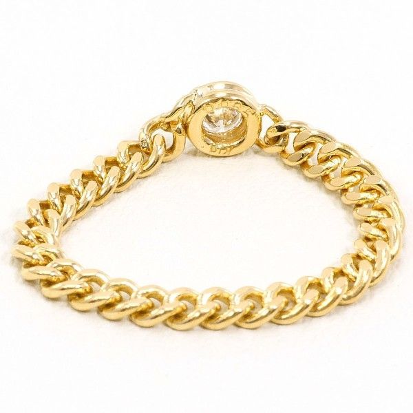 K18YG リング ring 指輪 13.5号 ダイヤ 0.095 総重量約1.9g FORTGASGNV_COM_BR