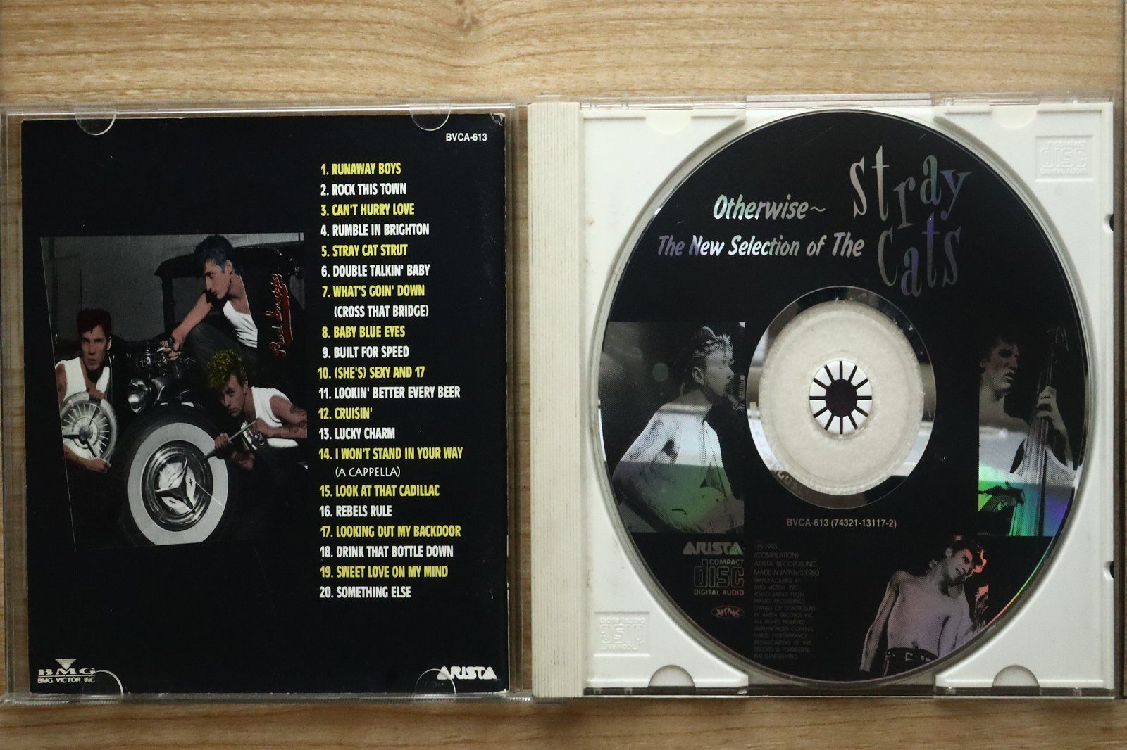 国内盤CD☆ストレイキャッツ/Stray Cats□ アザワイズ～ザ・ニュー