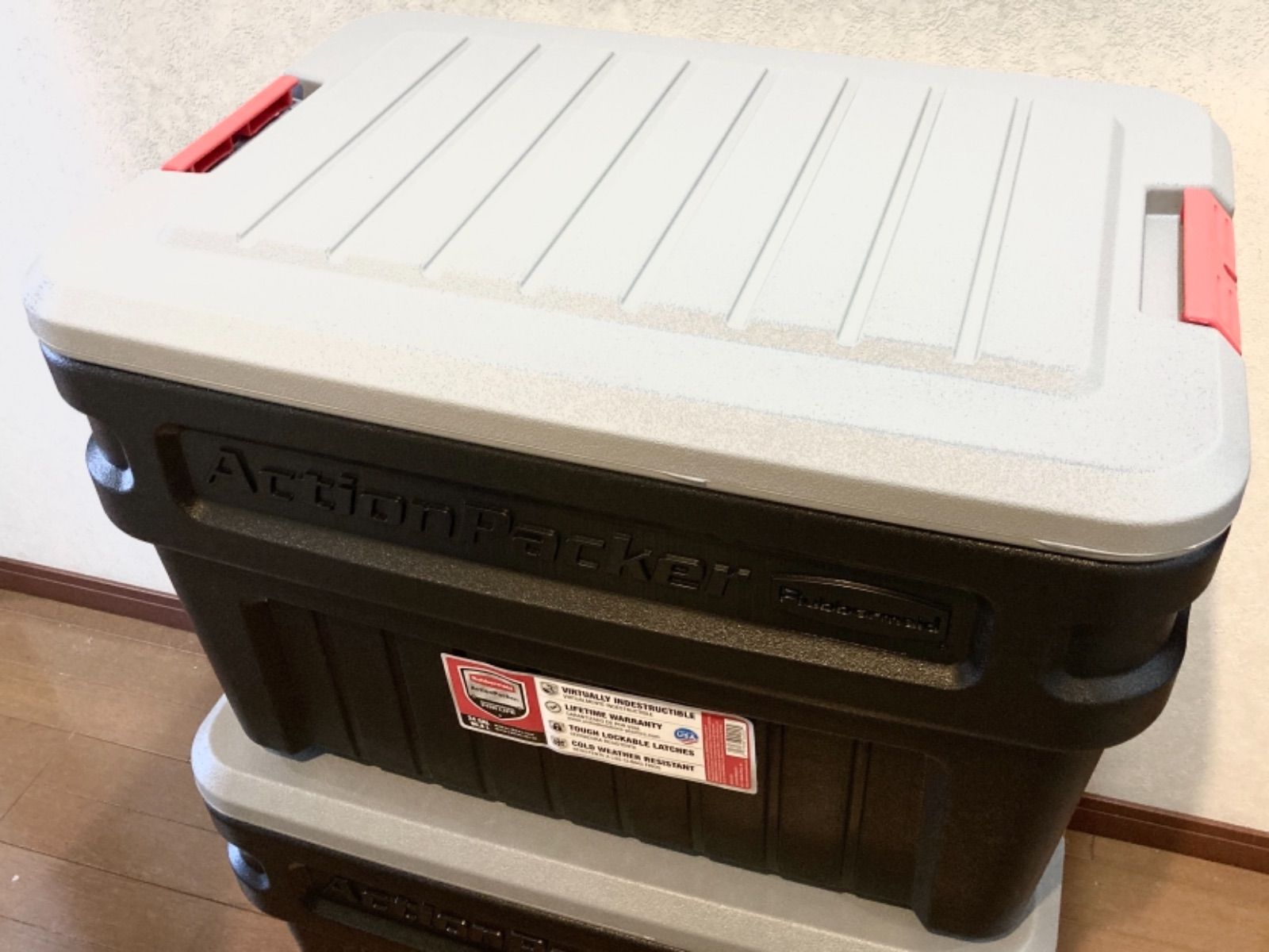 アクションパッカー トランクカーゴ Rubbermaid キャンプ 24ガロン