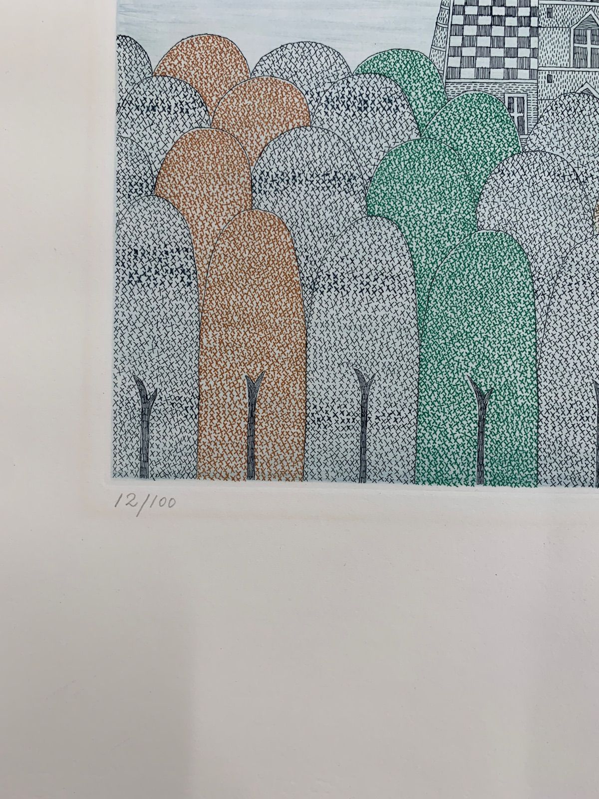 真作保証】高橋潮 エッチング 直筆サイン 美人 版画 絵画 銅版画 真作