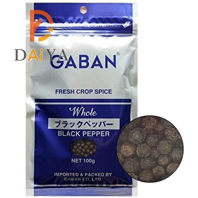 ギャバン GABAN ブラックペッパー 黒胡椒 粒黒胡椒 ホール 袋 100g ×3個 - メルカリ