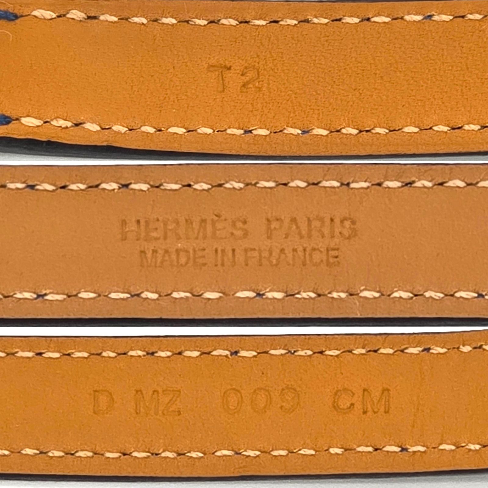 HERMES エルメス オーケリー ドゥブルトゥール レザー ブレスレット 2 