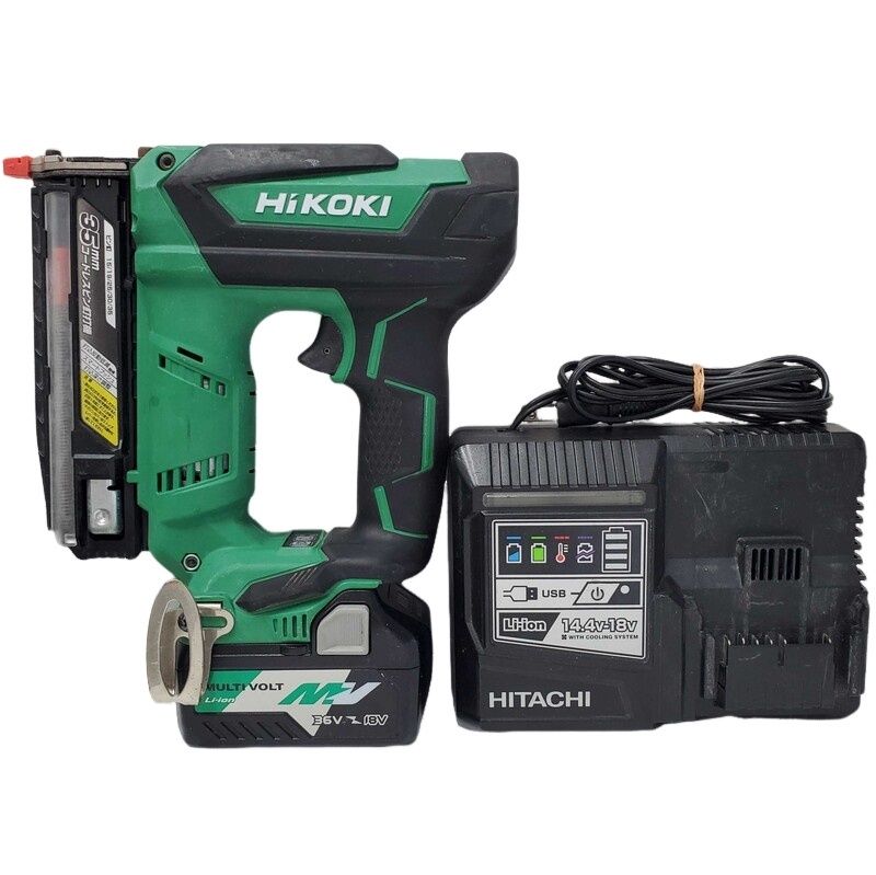 HiKOKI 18V コードレスピン 釘打機 、充電器NP18DSAL(NK) HiKOKI 18V コードレスピン 釘打機 、充電器NP18DSAL(NK)