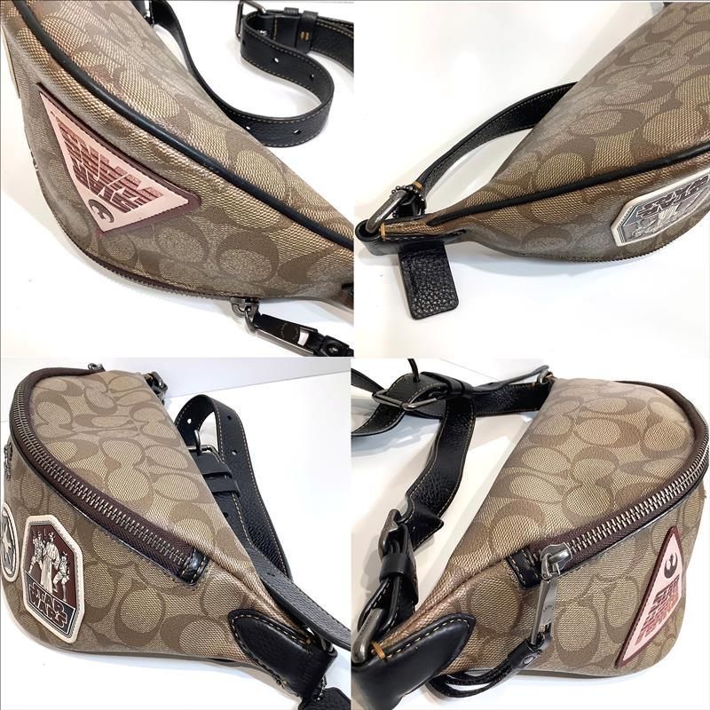 新品　COACH コーチ　スターウォーズ　コラボ　バッグ　ボディーバッグ　パッチ COACH コーチ スターウォーズコラボ パッチワークシグネチャー