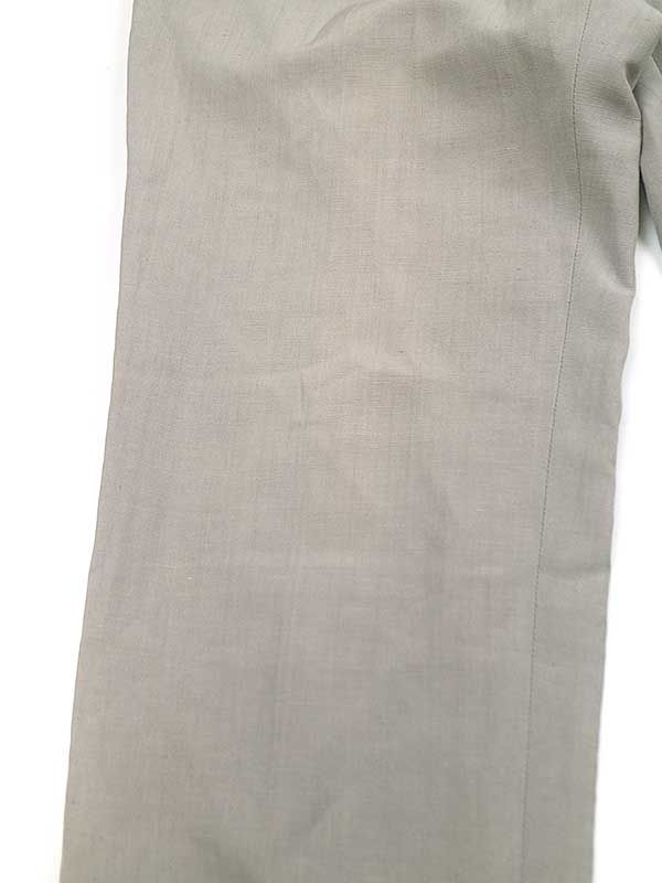 HERMES エルメス リネンウールイージースラックスパンツ グレー 38