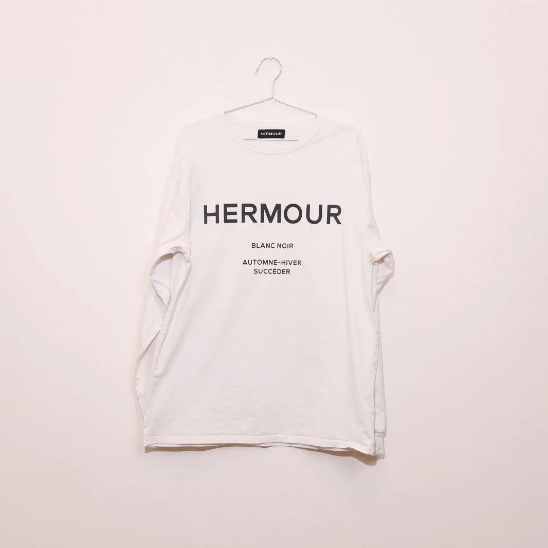 HERMOUR エムール ロンT 白 メンズ M - メルカリ