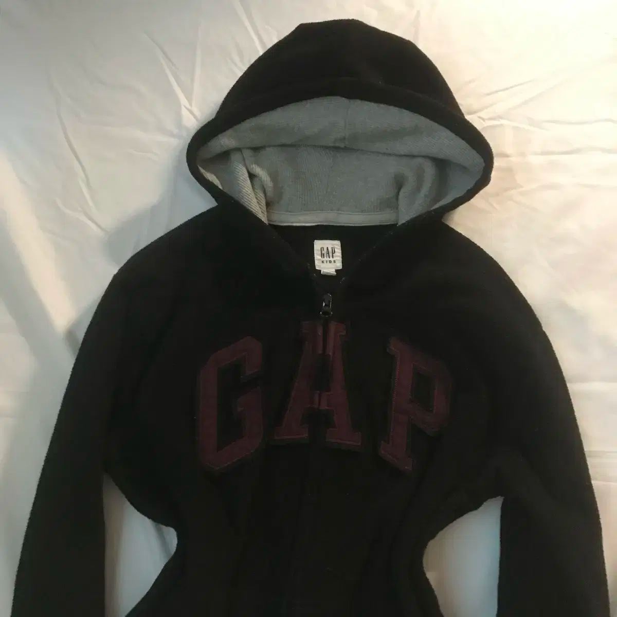 GAP ギャップ フリース ジップアップパーカー フード付き