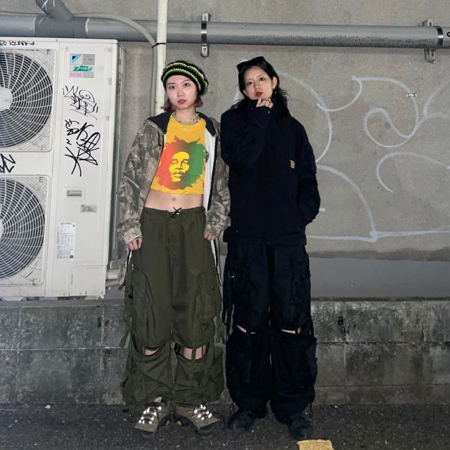 UK TECHNO PANTS navy