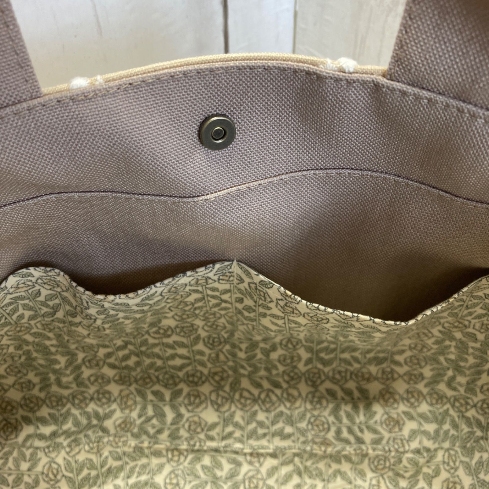 美品★ミナペルホネン・タンバリン生地★作家R2さん★ハンドメイドバッグ 超美品】ミナペルホネン生地 タンバリン ハンドメイドバック 作家R2