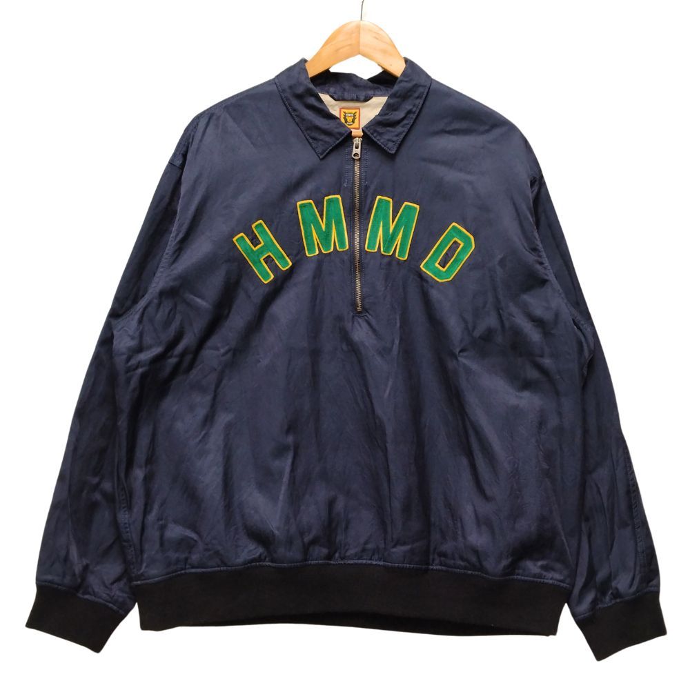 HUMAN MADE ヒューマンメイド HMMD ロゴ ハーフジップ プルオーバー 