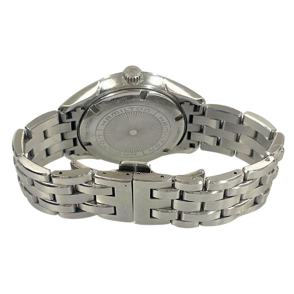 【美品】Hamilton ジャズマスター H324510 デイト シルバー文字盤 HAMILTON ☆美品【HAMILTON】ハミルトン ジャズマスター デイト