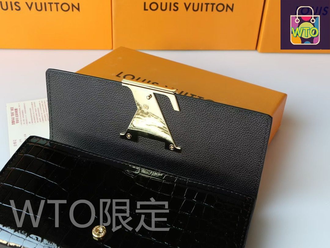 今日特価】Louis Vuitton ルイ・ヴィトン カプシーヌ 財布 高級