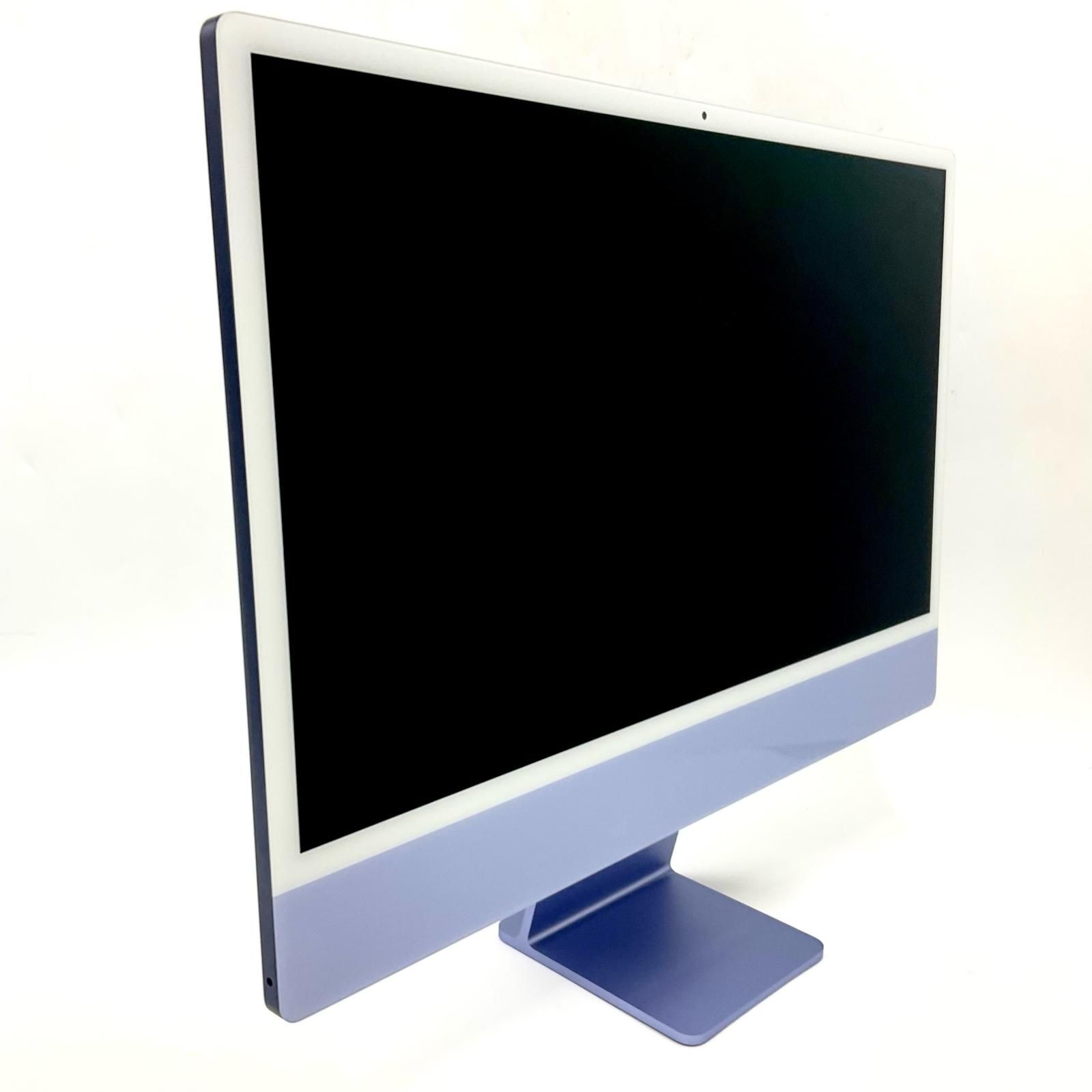 Apple iMac 24インチ 2021 M1 8GB SSD 256GB パープル 超 動作 済 全額返金保証 最速発送