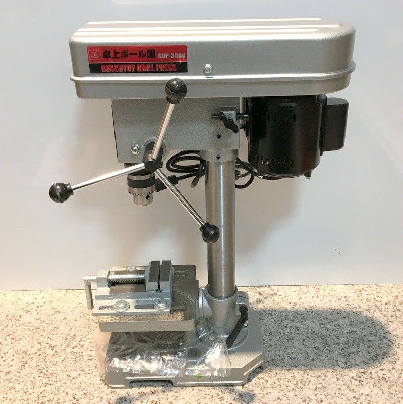 SK11 藤原産業 卓上ボール盤 SDP-300V ボール盤バイス 穴あけ機 穴あけ器 木工 旋盤 電動工具 △ DW3580
