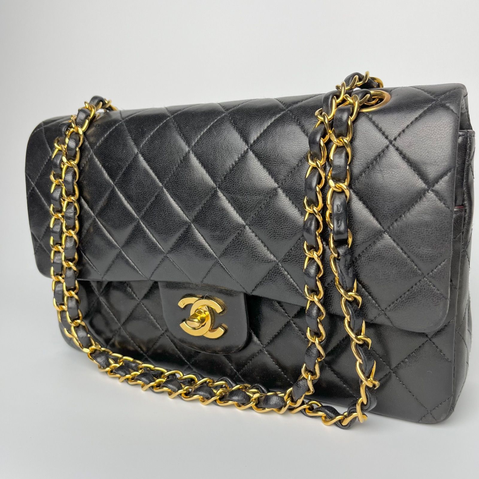 シャネル CHANEL マトラッセ25 WフラップWチェーン ショルダー シャネル CHANEL マトラッセ25 WフラップWチェーン ショルダー