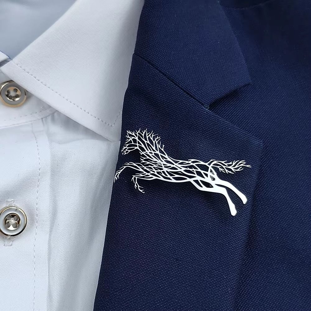 brooch horse 馬 モチーフ ブローチ ek-0038 - メルカリ