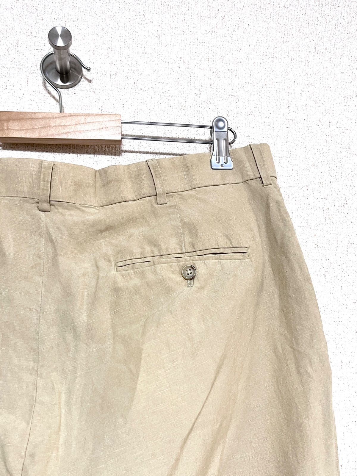 Polo RALPH LAUREN】90s シルクリネンスラックス W32 ポロラルフ