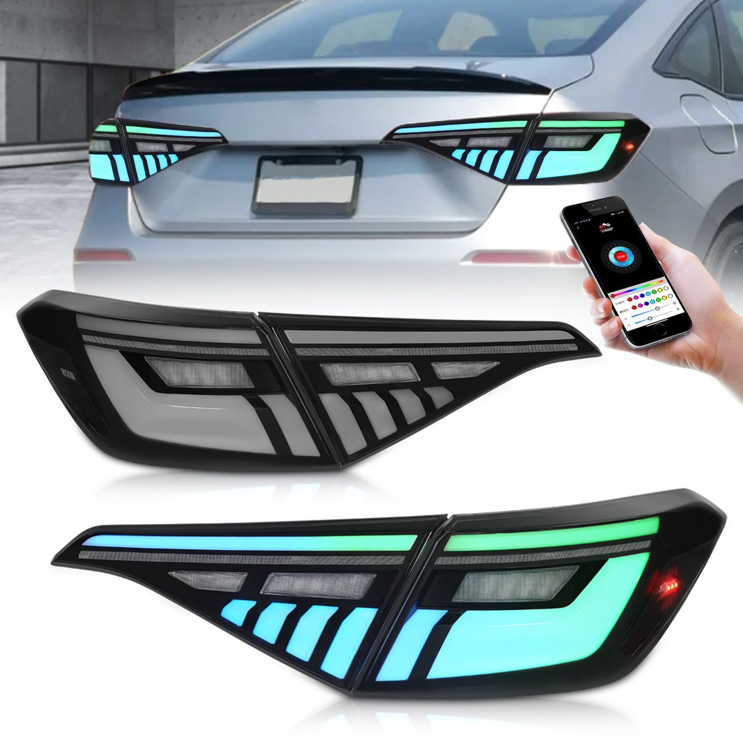 ホンダ シビック 11代目 RGB LEDテールランプ 2021〜2025年式対応
